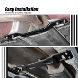VW MQB Platform 6061 Aluminum Centre & Rear Tunnel Brace Set for Golf MK7 / MK8, Audi A3 / Q2, SEAT Leon / Ateca, Skoda Octavia / Superb (FWD / LHD Only / Replaces 5Q0804421B / 5Q0802128)