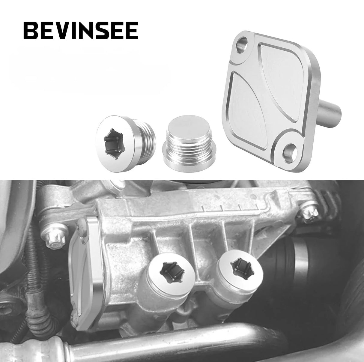 Billet Oil Thermostat Housing Plugs & Lid Cover – BMW N54 / N55 / S55