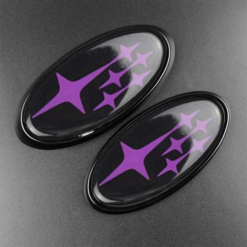 Acrylic Front Hood & Rear Trunk Emblem for Subaru – Logo Badge Sticker for Impreza, BRZ, WRX/STI, Legacy, Outback, Ascent & XV