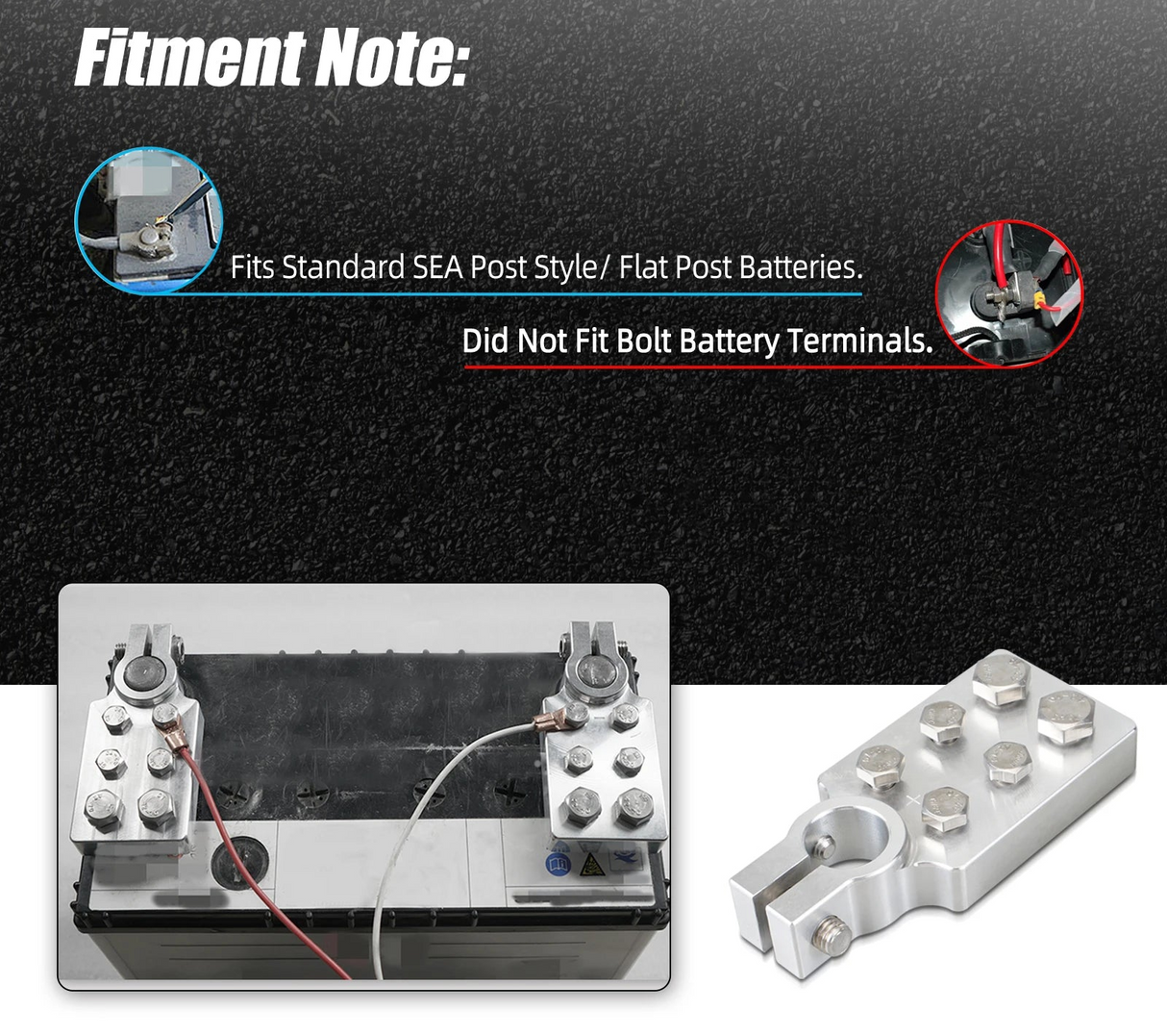 Multi-Port Battery Terminal Connector – 4 or 6 Output for 4/0 AWG & Down (SAE Post)