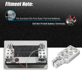 Multi-Port Battery Terminal Connector – 4 or 6 Output for 4/0 AWG & Down (SAE Post)