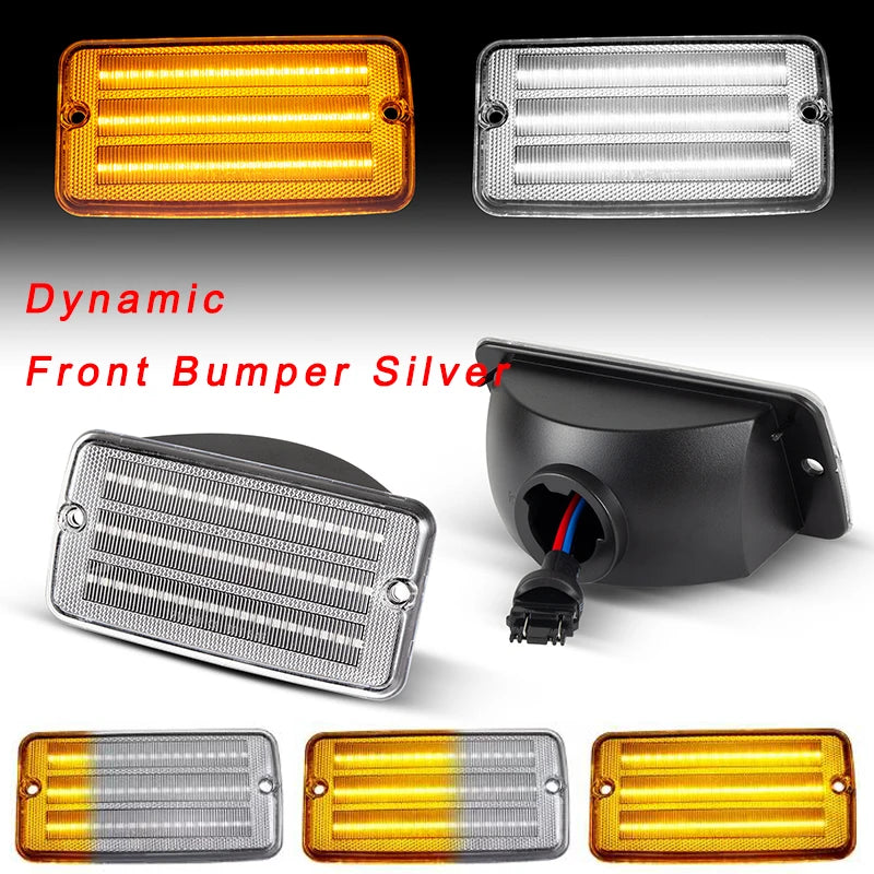 Dynamic LED Turn Signal & Side Marker Lights for Jeep Wrangler TJ (1997–2006)