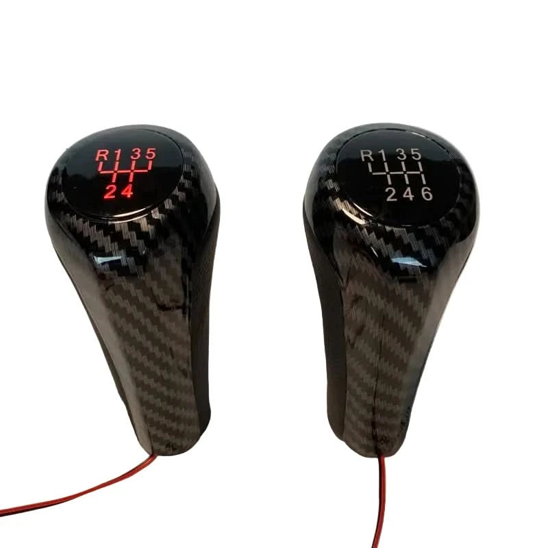 BMW LED Illuminated Manual Gear Shift Knob – 5 & 6 Speed Backlit Shifter Upgrade