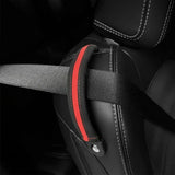 Suede Safety Belt Buckle Cover for Ford Mustang GT / EcoBoost / Dark Horse 2015–2025 – Interior Clip Protector
