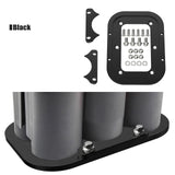 CNC 6061-T6 Aluminum Battery Relocation Tray & Hold Down – Universal 34/78 Size (Anodized Black)