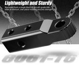 Universal 2" Hitch Receiver Billet Aluminum D-Ring Shackle Mount & Tow Link for Off-Road Recovery (Toyota 4Runner / Tacoma / Tundra / Universal 2" Receiver Applications / Replaces 51909-35011)
