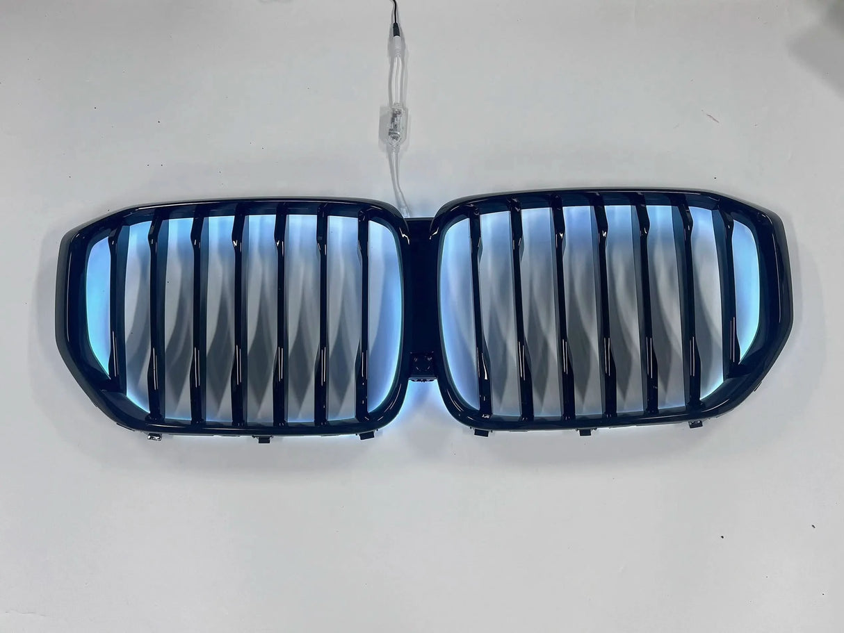 BMW X5 G05 LED Front Grille – Gloss Black Illuminated Kidney Grille (2019–2022)