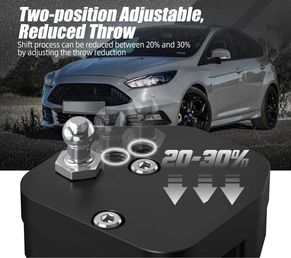 Ford Focus ST/RS MK3 Short Shifter Adapter – Adjustable Throw Reduction Kit
