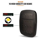 LED Tail Lights for Jeep Wrangler CJ / YJ / TJ – Smoked or Red Lens (2-Piece Set)