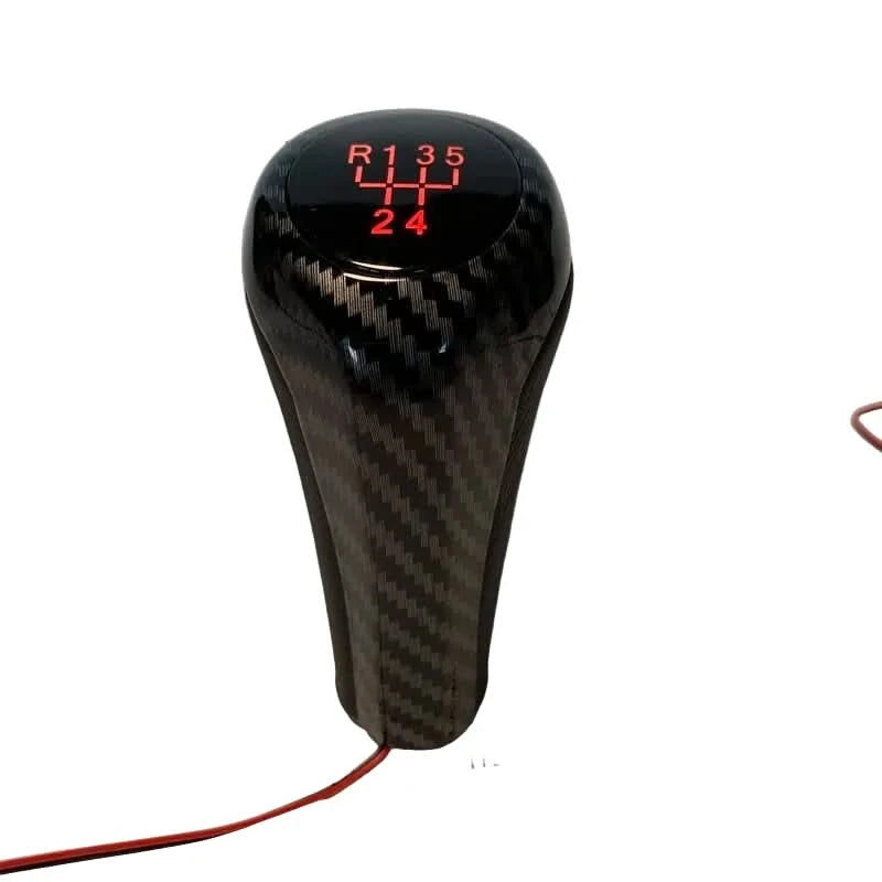 BMW LED Illuminated Manual Gear Shift Knob – 5 & 6 Speed Backlit Shifter Upgrade