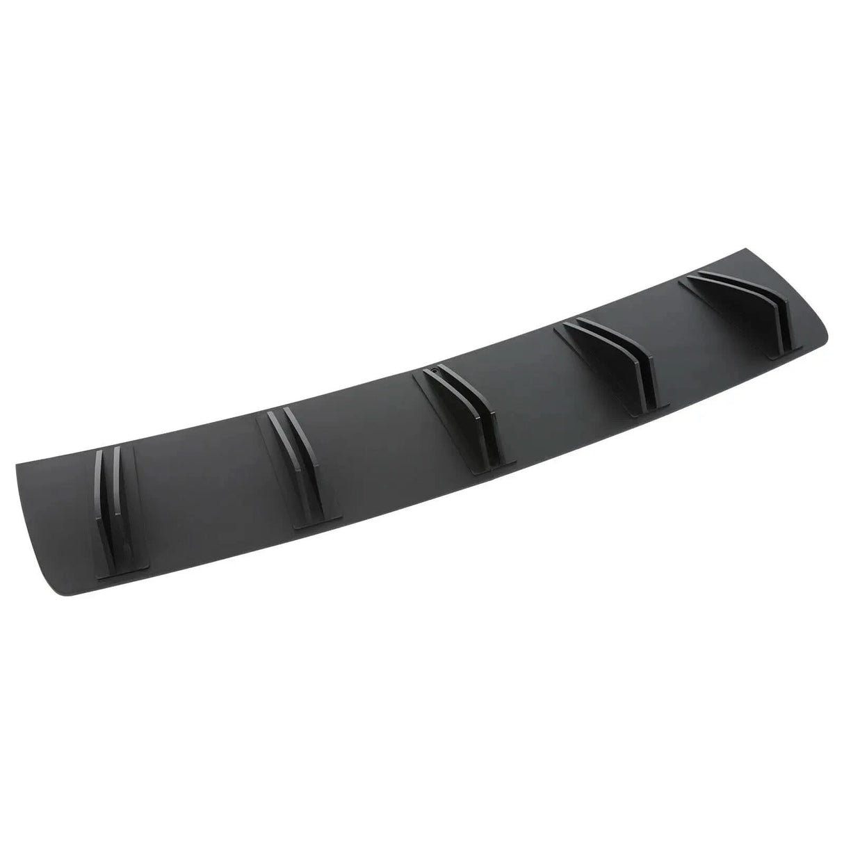 Universal 5-Fin Rear Bumper Diffuser – Shark Style Lower Lip Splitter (ABS)