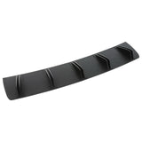 Universal 5-Fin Rear Bumper Diffuser – Shark Style Lower Lip Splitter (ABS)