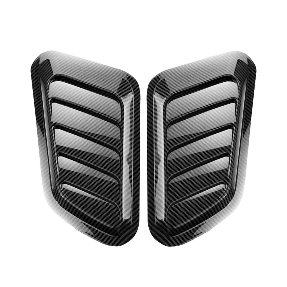 Universal Hood Vents – Carbon Fiber / Gloss Black Exterior Styling Upgrade