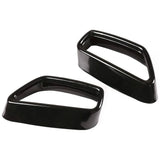 Black Stainless Steel Exhaust Tip Covers – For BMW 5 Series G30/G31 (2018–2021) Rear Muffler Trim Set – 2PCS