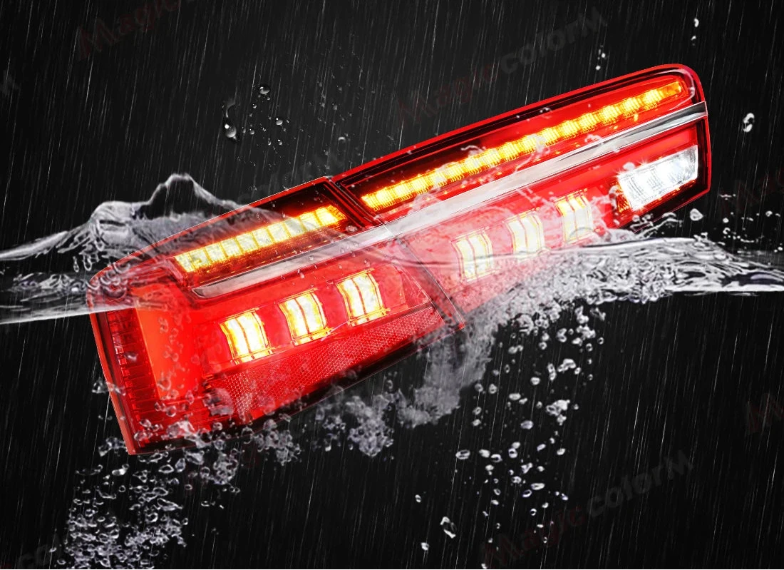 Audi A6 C7 LED Tail Lights – Rear Brake, Reverse, Parking & Turn Signal Assembly (2012–2015)