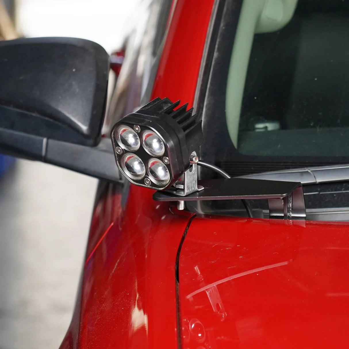 Hood Hinge Spotlight Bracket Mount for Toyota 4Runner (2010–2024)