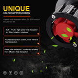 RGB LED Headlight Bulb Kit with App Control – Multi-Fit H1 H4 H7 H11 9005 9006 D2S D3S (Pair)