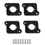 VW / Audi 1.8T 20V to 2.0 TFSI / R8 Coilpack Adapter Plate Set Billet Aluminum (Silver) for A3 / S3 / A4 / A6 / TT MK1 / Golf MK4 / GTI / Jetta / Beetle / Passat 1996 - 2011