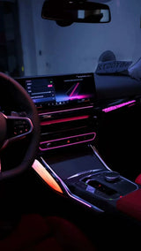 BMW G-Series Crystal Center Console Ambient Light – 11-Color Interior Saddle Lighting Upgrade