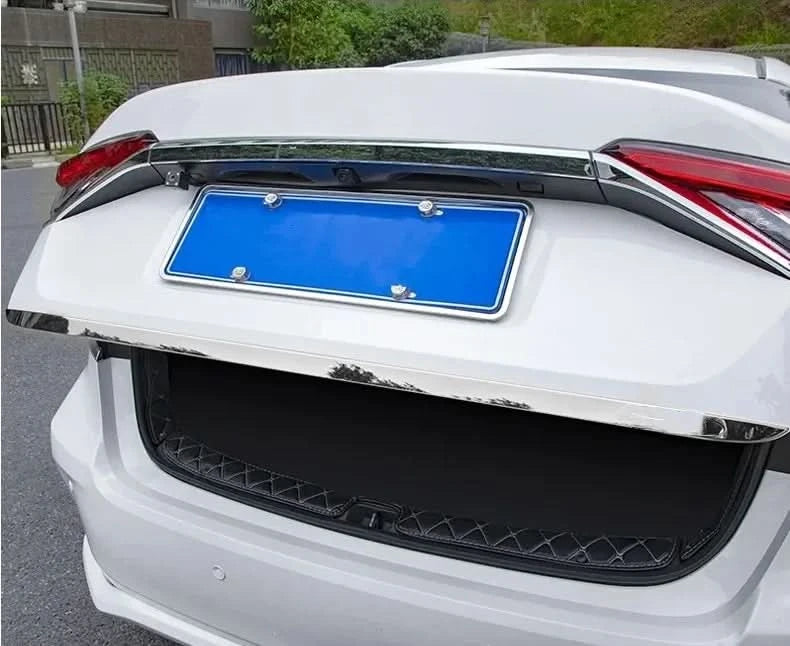 Stainless Steel Rear Tailgate Trunk Lid Cover Trim for Toyota Corolla 2019-2021 – Chrome Exterior Accent