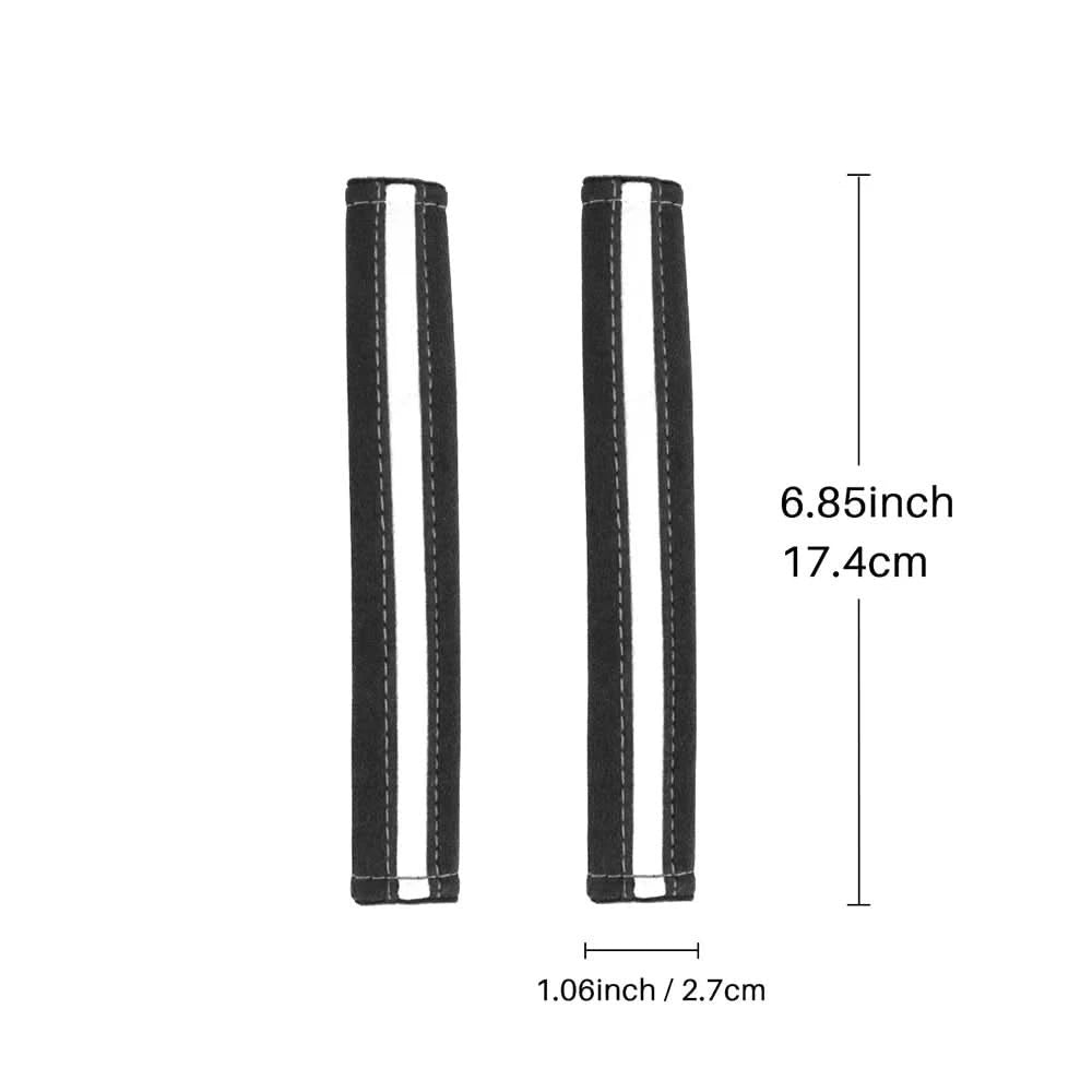 Suede Safety Belt Buckle Cover for Ford Mustang GT / EcoBoost / Dark Horse 2015–2025 – Interior Clip Protector