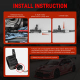 VW Golf / Jetta / Beetle / Bora / Audi TT A3 / Seat Leon Stainless Steel Braided Clutch Hose 6-Speed Manual LHD 1999 - 2007