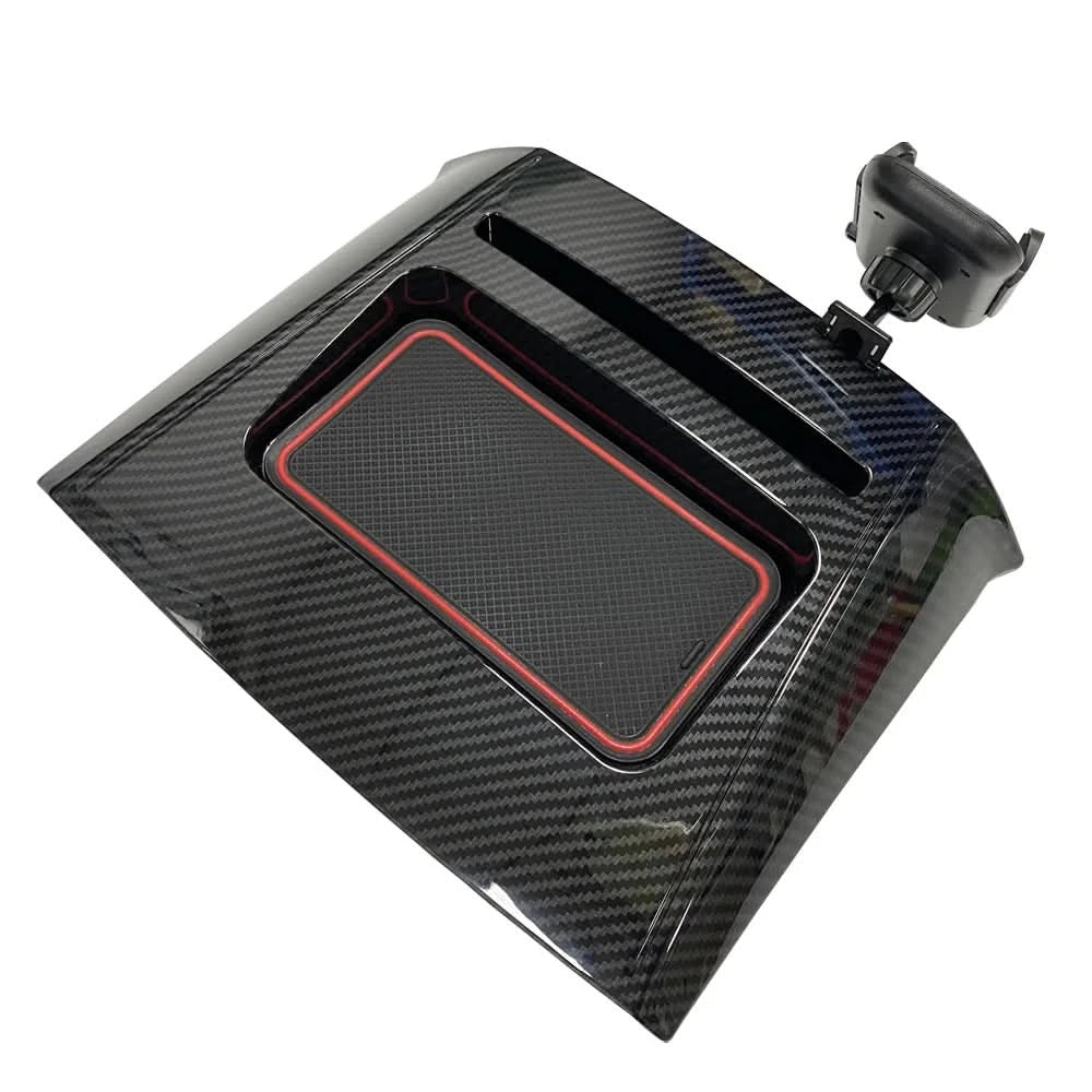 Center Console Phone Holder & Dashboard Storage Tray for Ford Mustang (2015–2019)