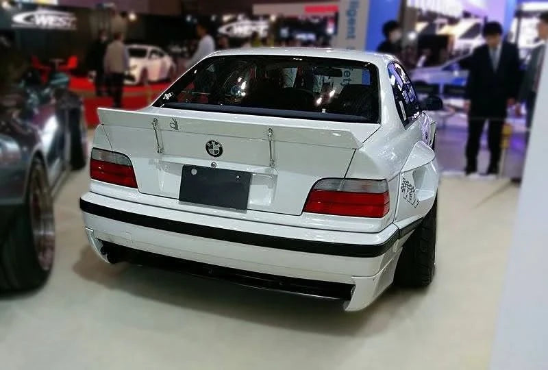 RB-Style Rear Spoiler for BMW E36 – Carbon/FRP Performance Trunk Wing