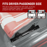 Adjustable Aluminum Seat Floor Mount Adapter – BMW E82 / E90 / E91 / E92