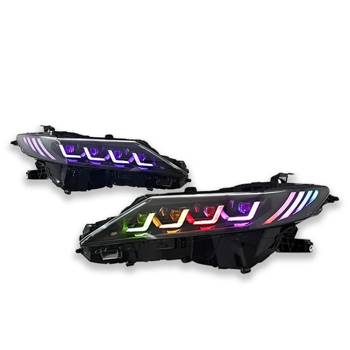 Toyota Camry RGB LED Projector Headlights – DRL Upgrade with Custom Lighting (2018–2024)