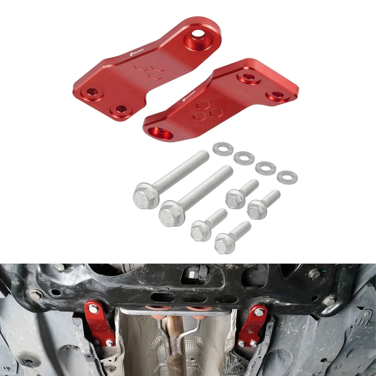 MQB Front Subframe Support Bracket Upgrade – Golf MK7 / MK8, Audi A3 / S3 / RS3, Q2 / Q3