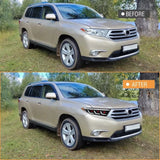 LED Headlight Assembly with Sequential Turn Signals & DRL – Toyota Highlander (2011–2014)