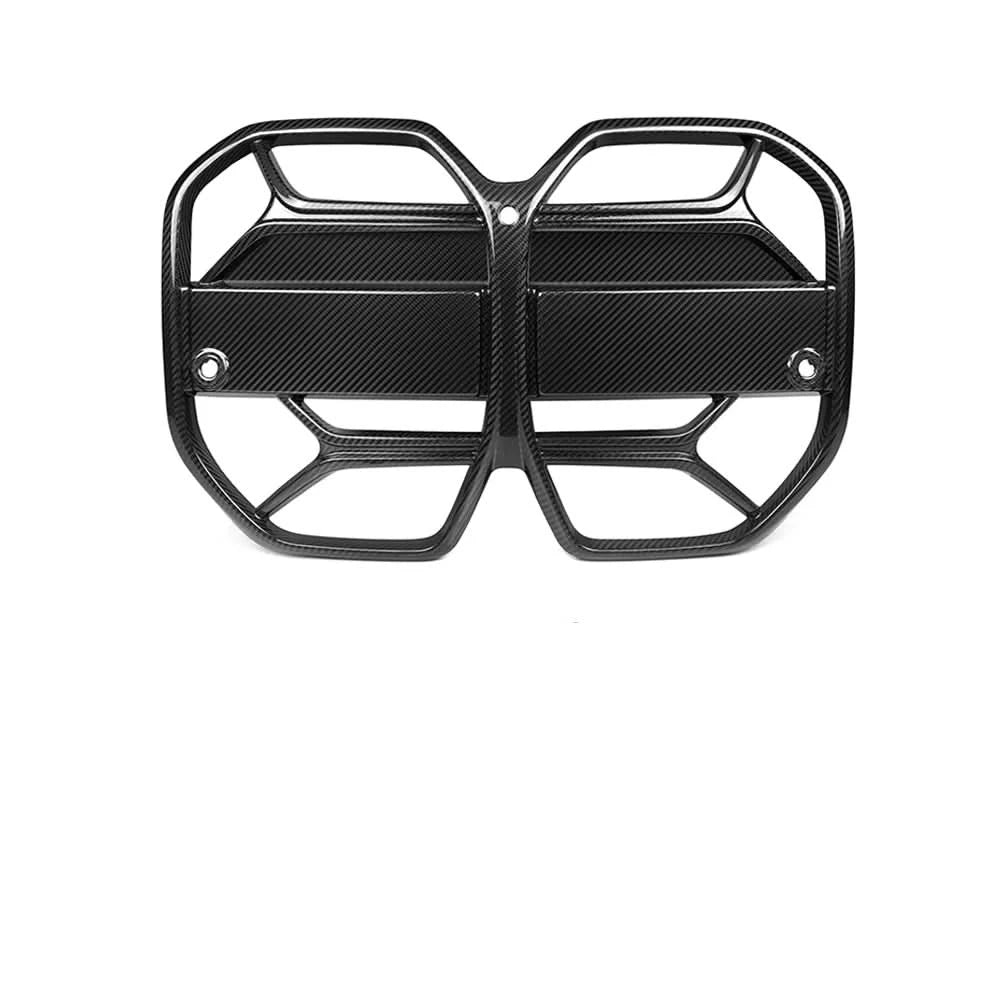 BMW i4 / 4 Series G26 Dry Carbon Fiber Front Grille – OEM-Style Replacement (2021+)
