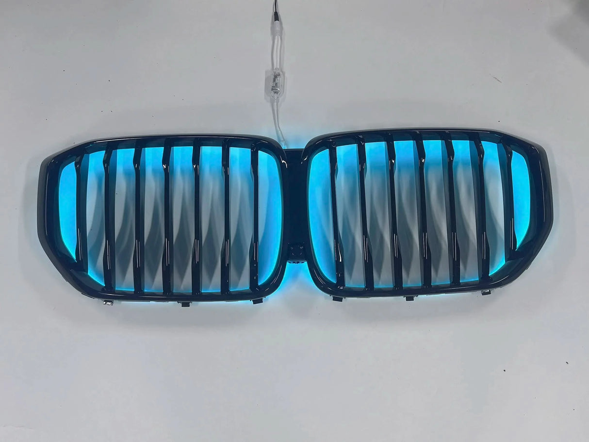 BMW X5 G05 LED Front Grille – Gloss Black Illuminated Kidney Grille (2019–2022)