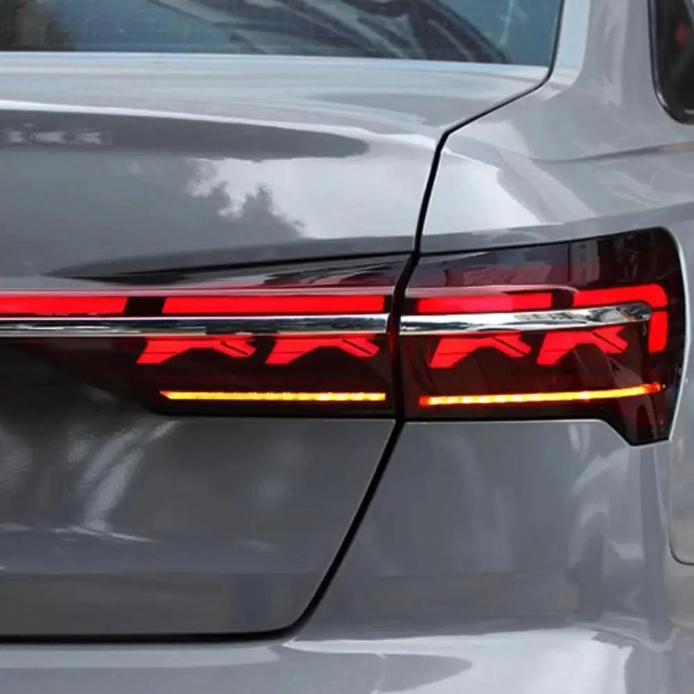 Audi A6 C8 LED Tail Lights – A8-Style Full Rear Light Assembly (2019–2024)