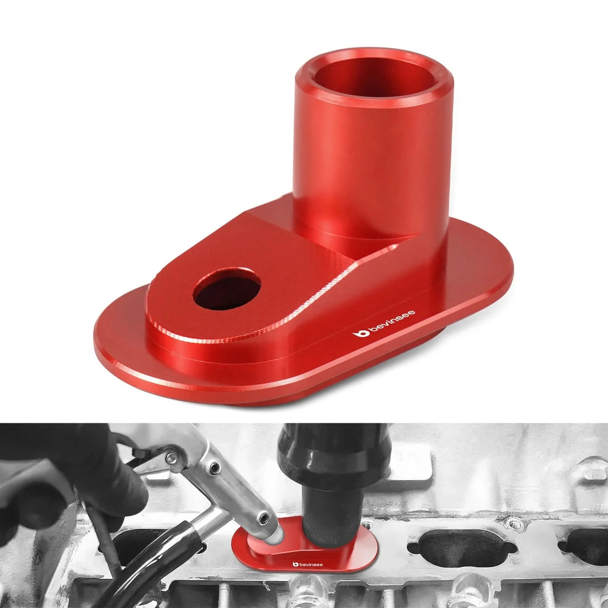 Aluminum Carbon Cleaning Walnut Blaster Adapter – 3.0TFSI Intake Valve Service Tool