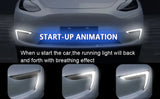 LED Daytime Running Light Assemblies with Dynamic Start-Up Animation – Tesla Model 3 (2018–2024)