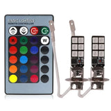 RGB LED Fog Light Bulbs – Multi-Color 5050 Chip Upgrade (H11 / H8 / H9 / H7 / 9005 / 9006 & More)