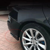 Universal Rear Bumper Side Splitters – 48cm ABS Corner Aero Trim (Pair)