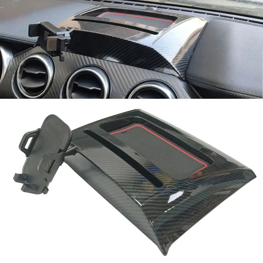 Center Console Phone Holder & Dashboard Storage Tray for Ford Mustang (2015–2019)
