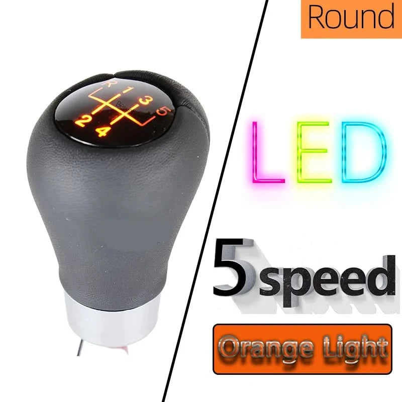 BMW LED Illuminated Gear Shift Knob – 5 & 6 Speed Manual Shifter Upgrade