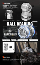 Billet Aluminum Shifter Selector Rod Joint Upgrade for BMW E30 / E34 / E36 (1988–1994)