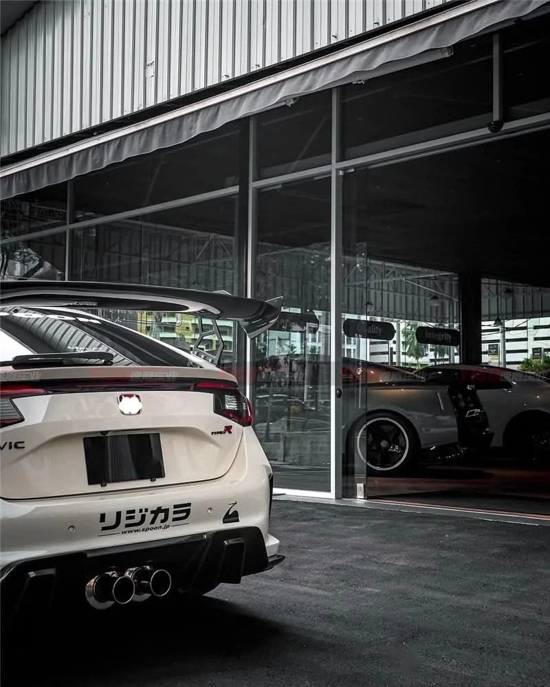 Dry Carbon Fiber GT Rear Wing Spoiler – Civic 11th Gen FL5 Type R