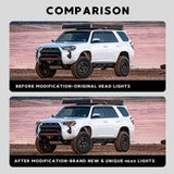 LED Headlight Assembly with Sequential Turn Signals & Start-Up DRL – Toyota 4Runner 5th Gen (2014–2022)