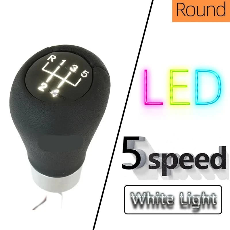 BMW LED Illuminated Gear Shift Knob – 5 & 6 Speed Manual Shifter Upgrade