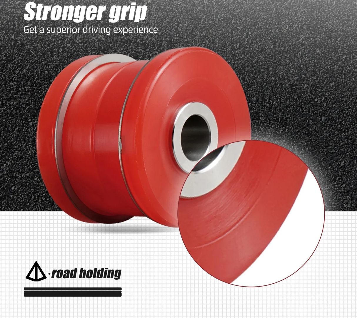 80A Polyurethane Rear Subframe Bushing Kit for BMW E46 (1999-2005) & X3 E83 (2004-2010) Performance Suspension Upgrade