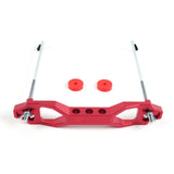 Billet Aluminum Battery Tie Down Bracket – 140mm / 190mm Performance Battery Hold-Down Mount (Red / Black / Blue)