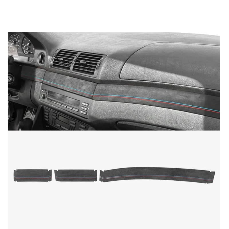 Suede-Style Dashboard Trim Panel Cover for BMW E39 (1995–2003)