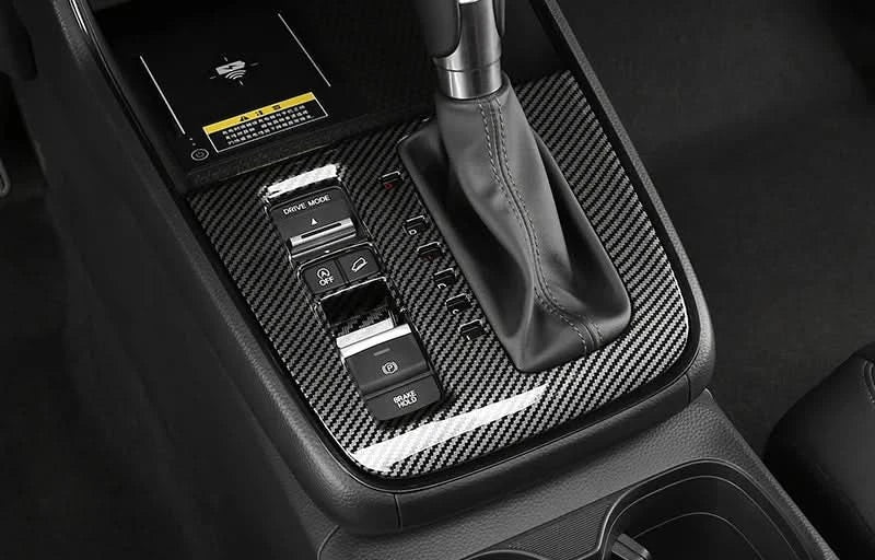 Honda CR-V 6th Gen Gear Shift Panel Trim – Carbon-Style ABS Interior Cover (2023–2025)