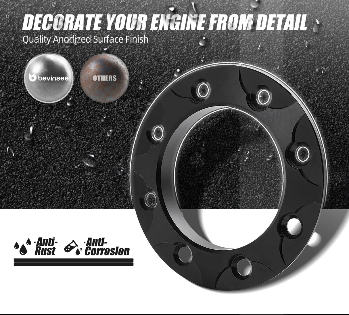 3.1” Billet Exhaust Fender Exit Bezel – Turbo Dump Trim Ring Flange